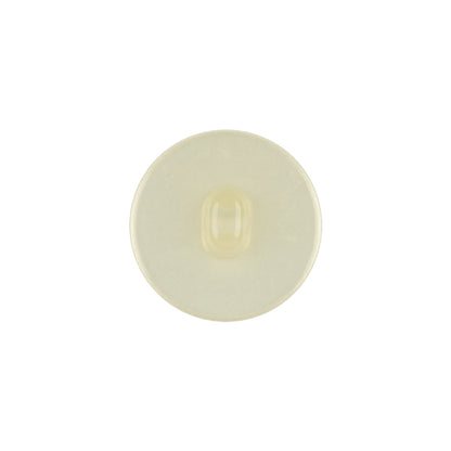 Vintage Ivory Pearlescent Flat Shank Back Plastic Button - 28L/18mm Detail