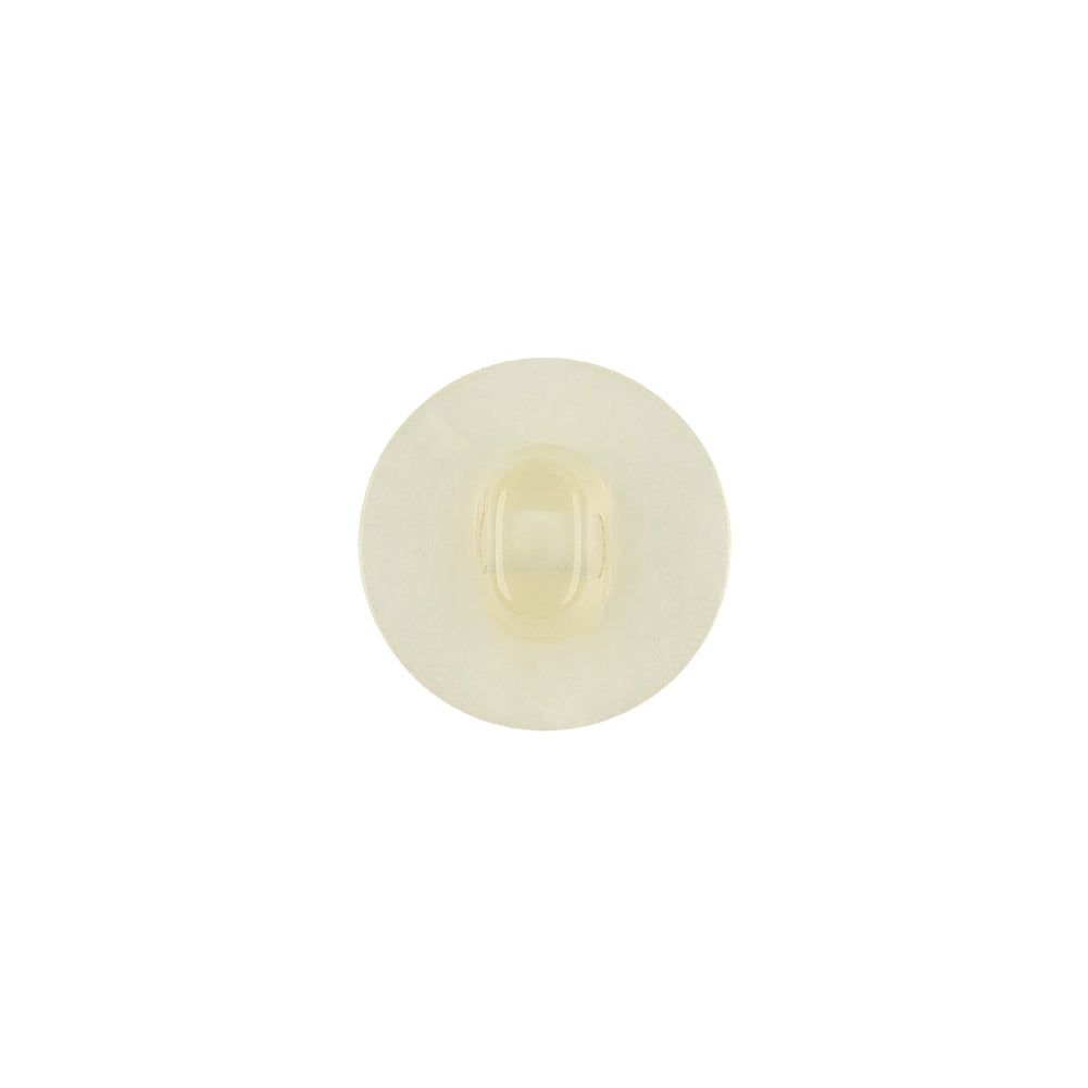 Vintage Ivory Abstract Pearlescent Shank Back Plastic Button - 20L/12.5mm Detail