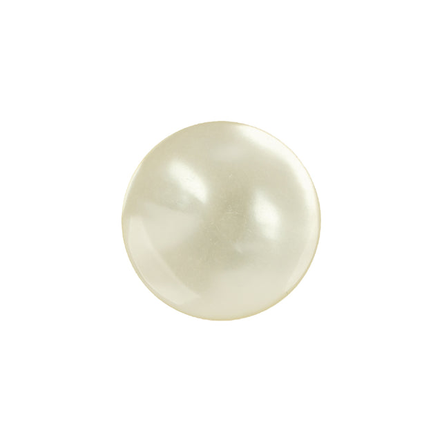 Vintage Ivory Abstract Pearlescent Shank Back Plastic Button - 30L/19mm