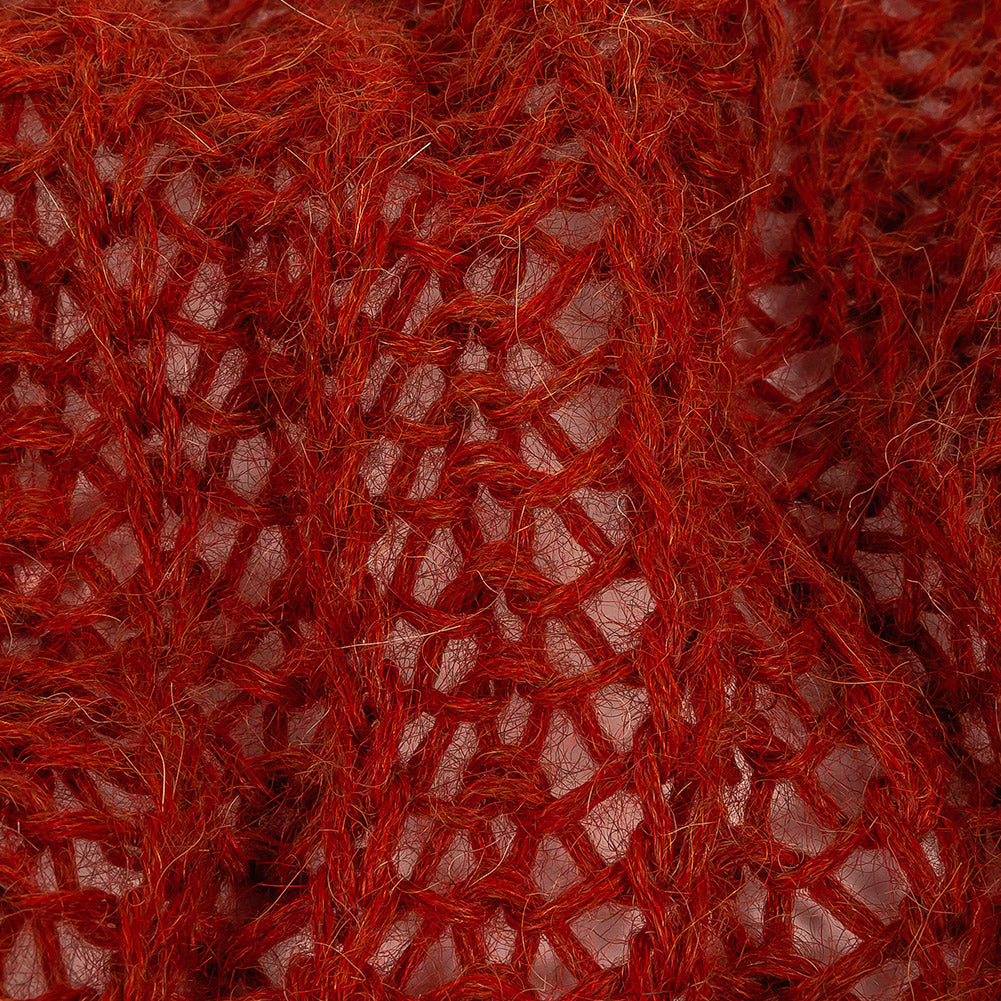 Clay Chunky Wool Sweater Knit Detail