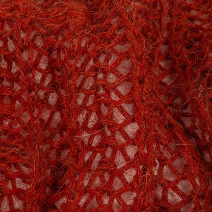 Clay Chunky Wool Sweater Knit Detail