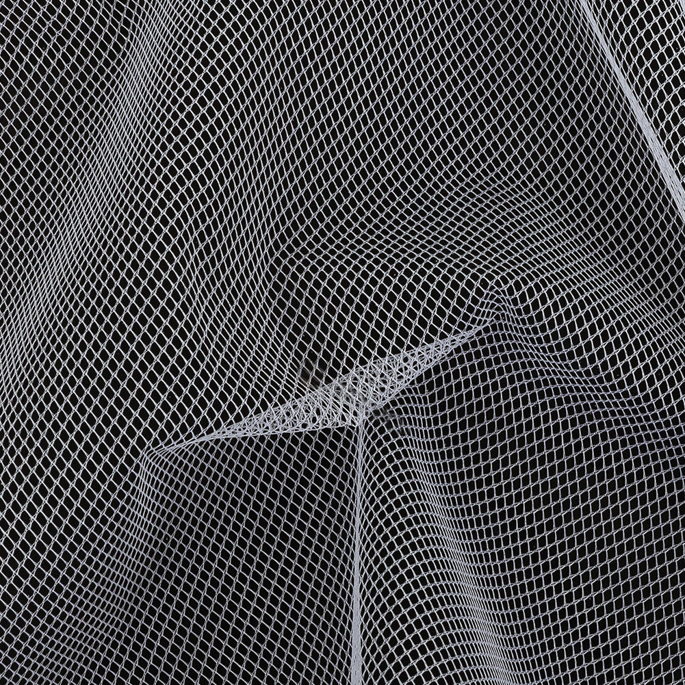 Nylon Cancan Tulle - White