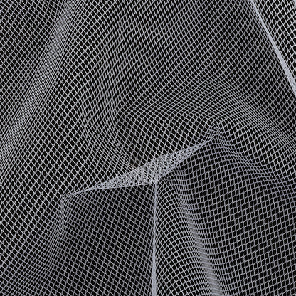 Nylon Cancan Tulle - White