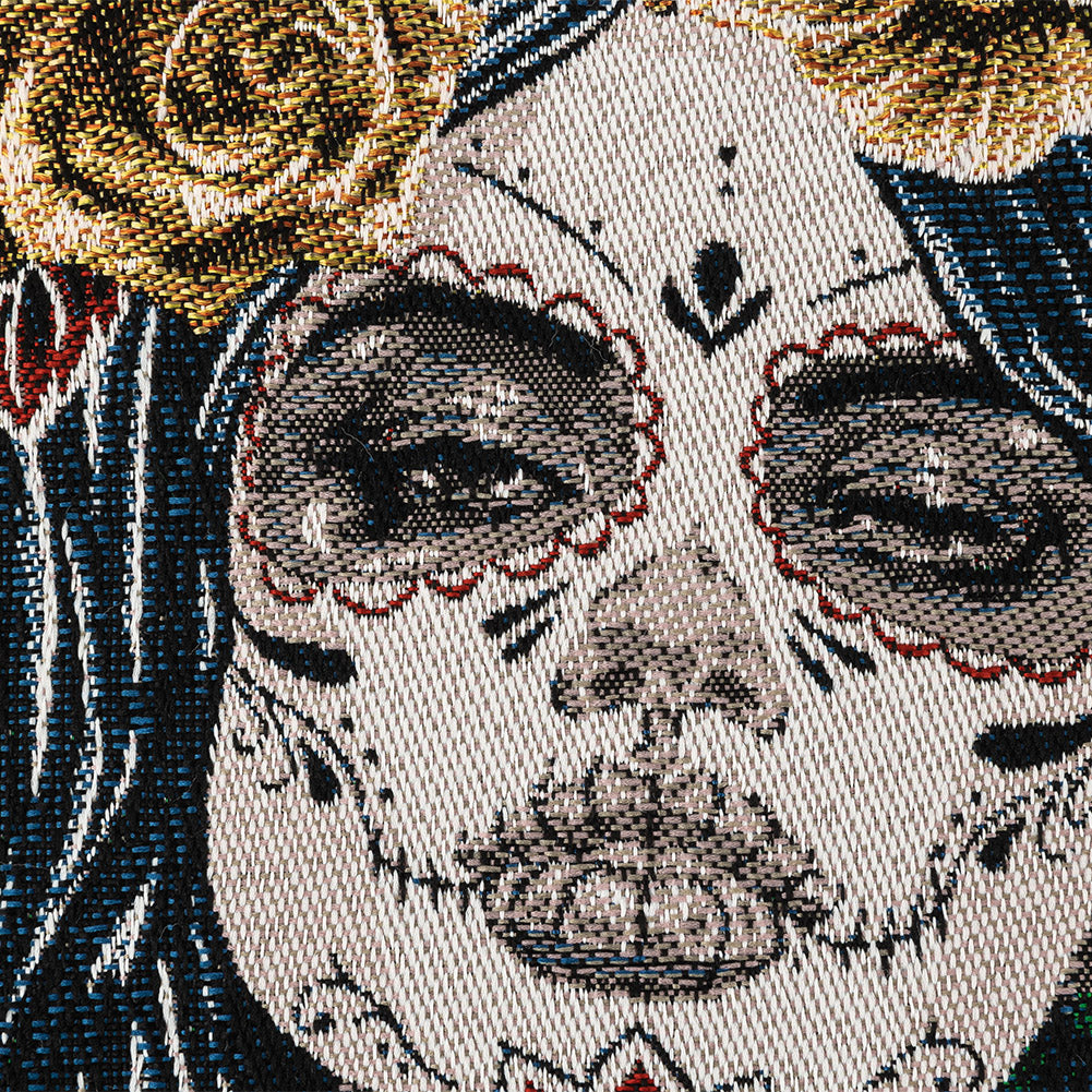 French Blue A Dark Romance Oversized Square Patch - 18.875" Detail