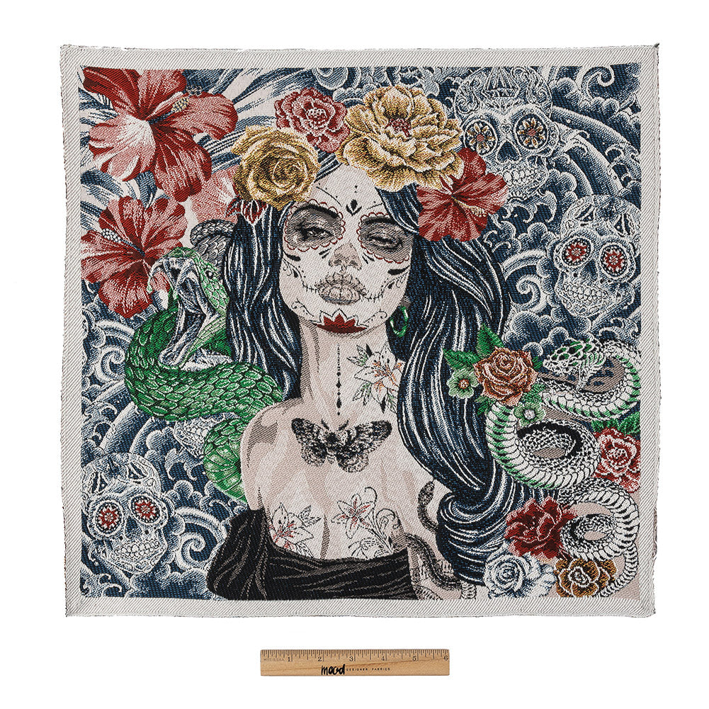French Blue A Dark Romance Oversized Square Patch - 18.875" Full