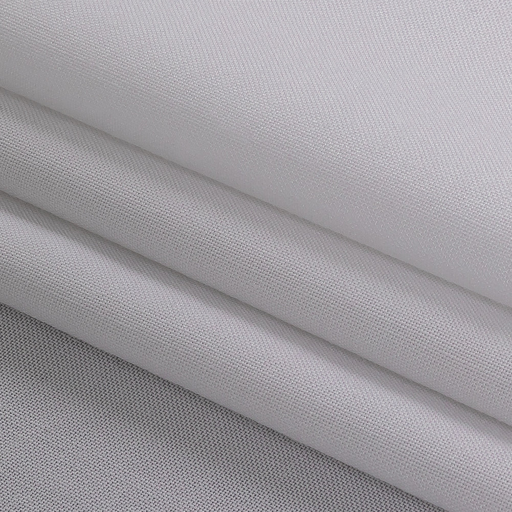 Caldwell White Ultra Soft Sustainable Rayon Poplin - Folded