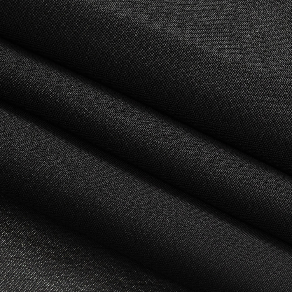Famous Australian Designer Black Polyester Georgette Folded