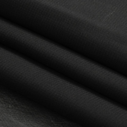 Famous Australian Designer Black Polyester Georgette Folded
