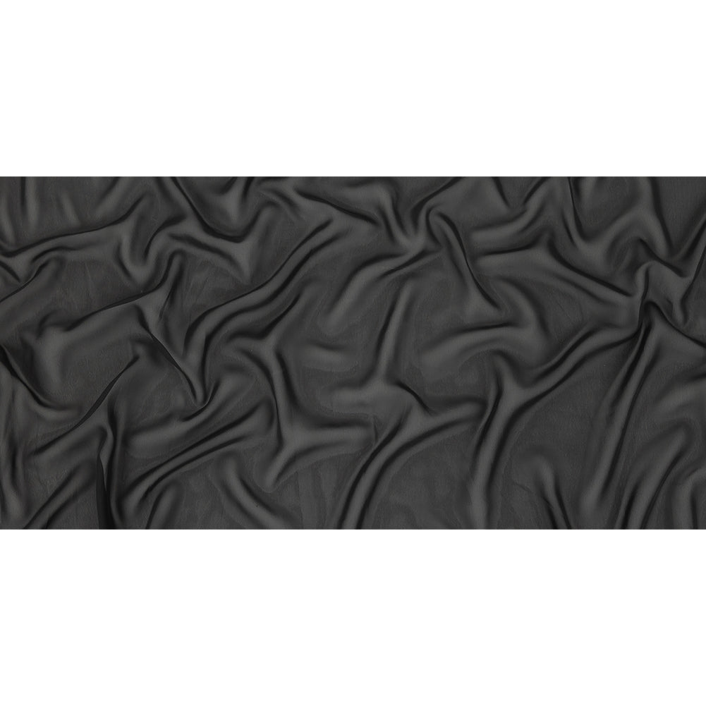 Famous Australian Designer Black Polyester Georgette Full