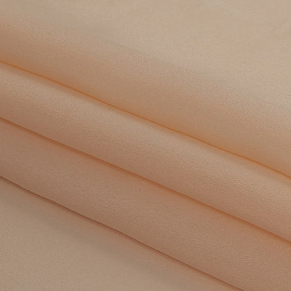 Famous Australian Designer Scallop Shell Silk Crepe de Chine Folded
