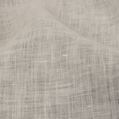 Famous Australian Designer Egret Lightweight Linen Poplin Detail