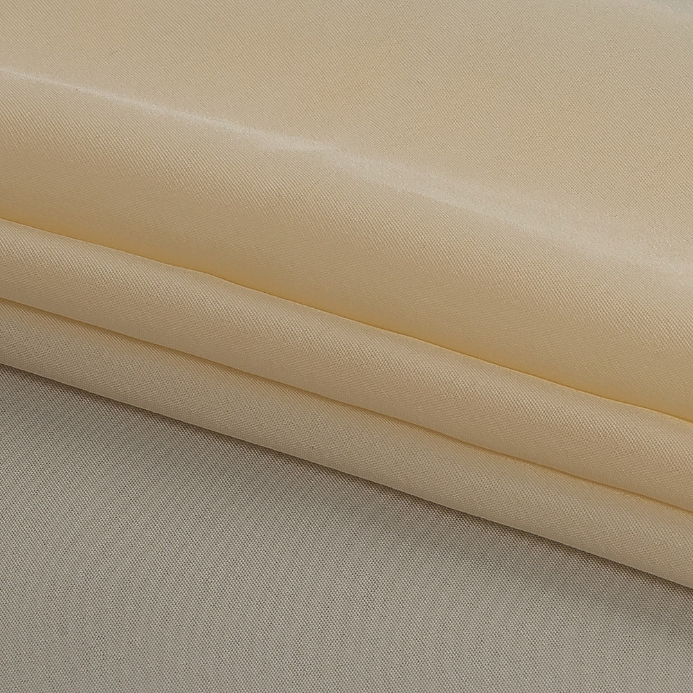 Famous Australian Designer Vanilla Crepe de Chine Viscose Lining Folded