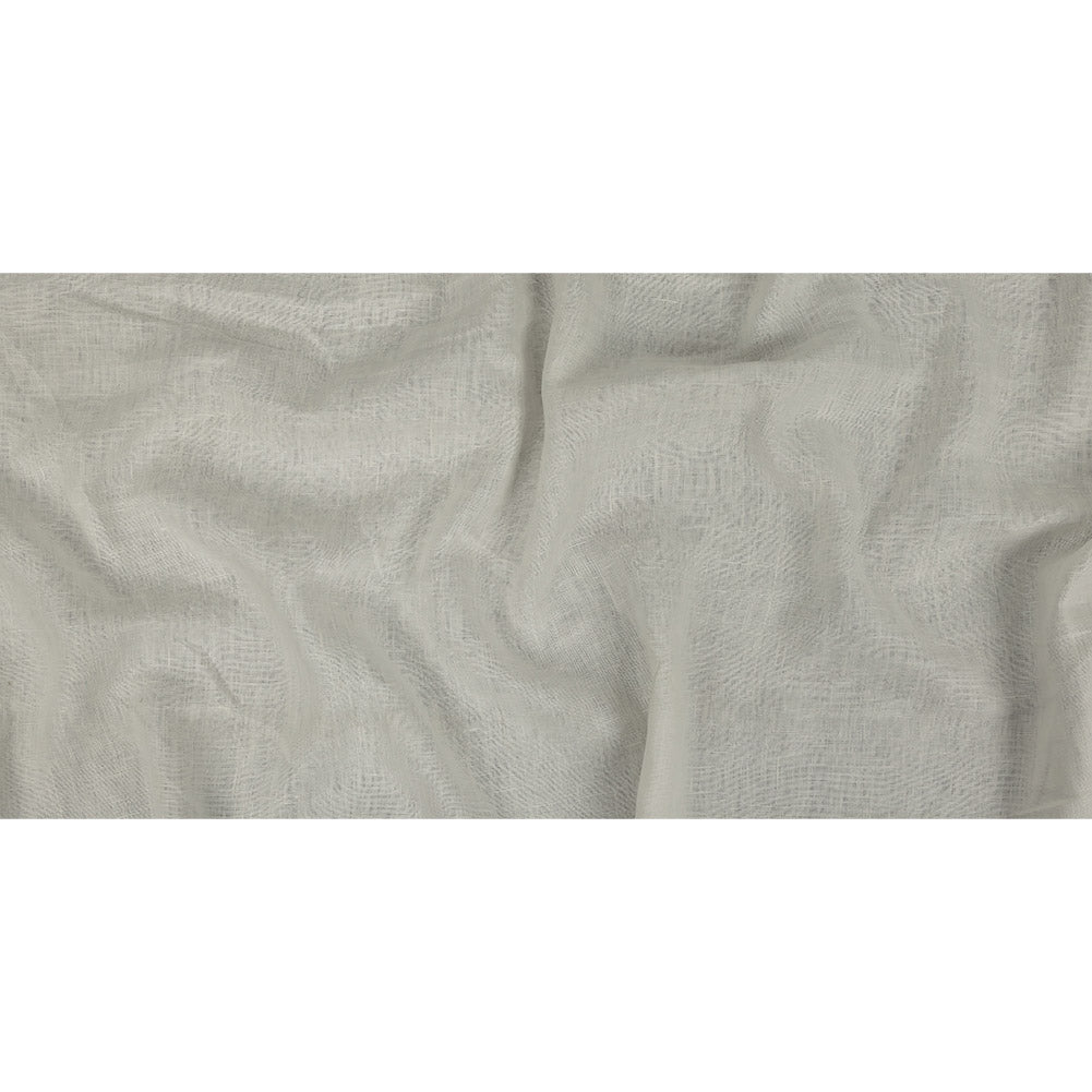 Famous Australian Designer Snow White Plainly Textured Linen Woven Full