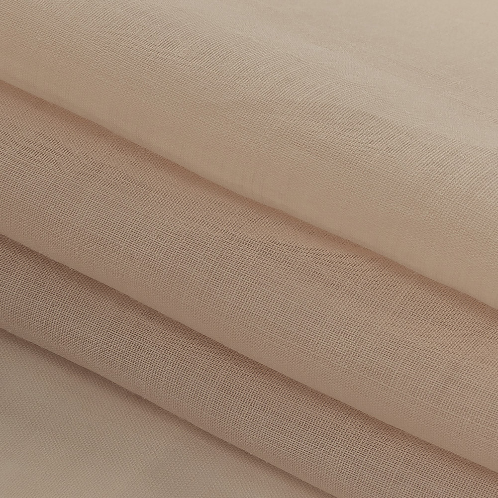 Famous Australian Designer Buff Semi-Sheer Ramie Woven Folded
