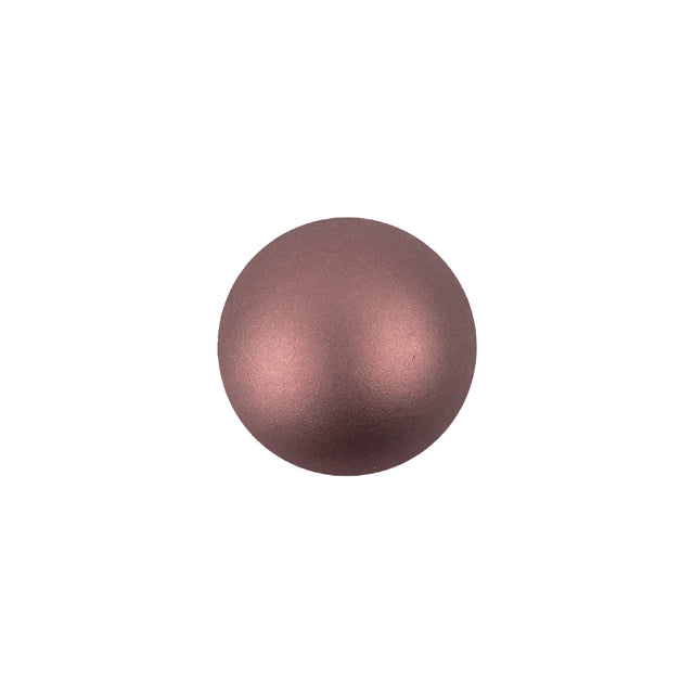 Italian Plum Iridescent Ball Shank Back Button - 22L/14mm