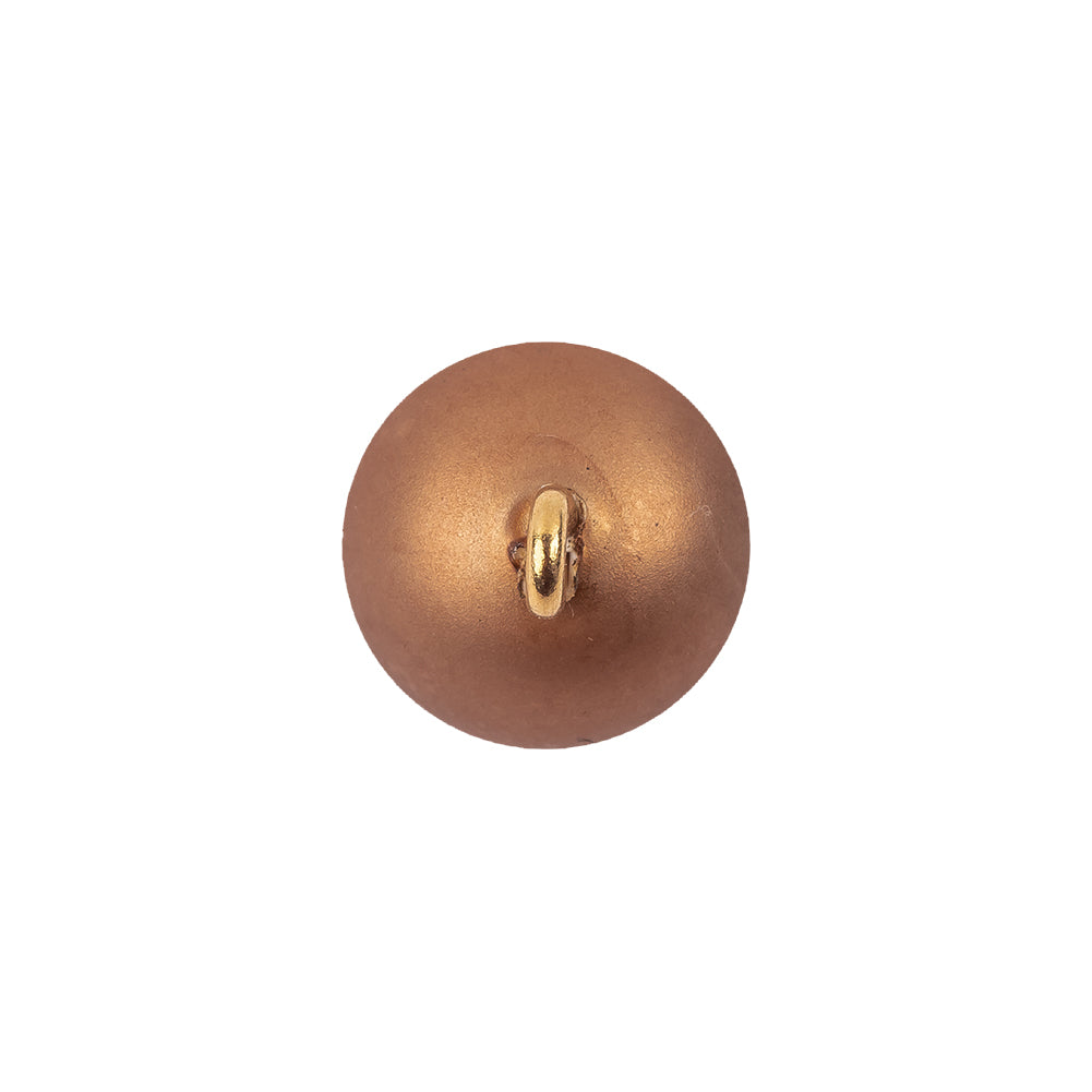 Italian Bronze Iridescent Ball Shank Back Button - 22L/14mm Detail