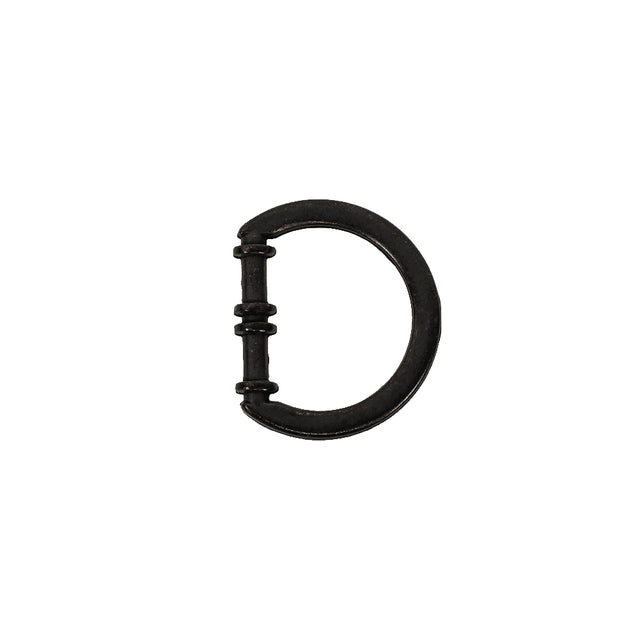 Carbon Cast Metal Rounded D-Ring - 15mm
