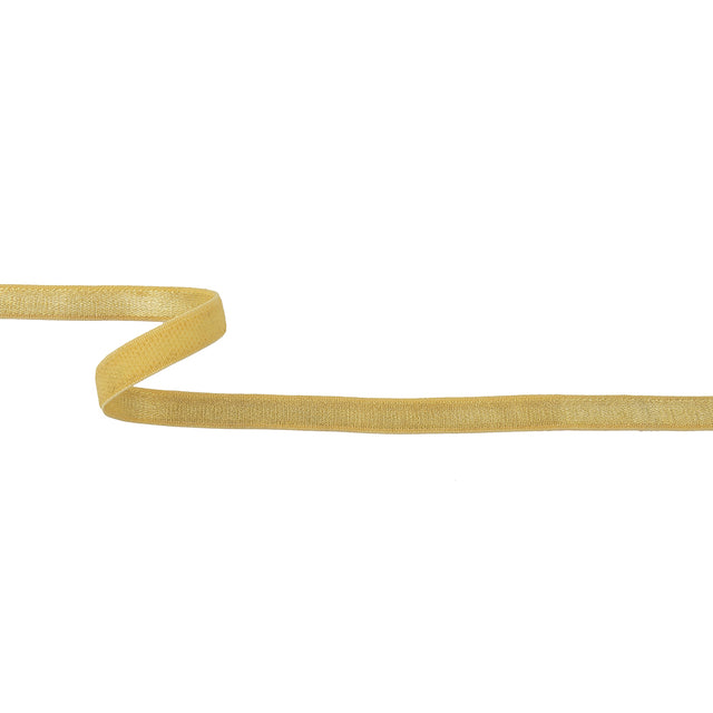Yellow Satin Faced Knit Elastic - 0.4375"
