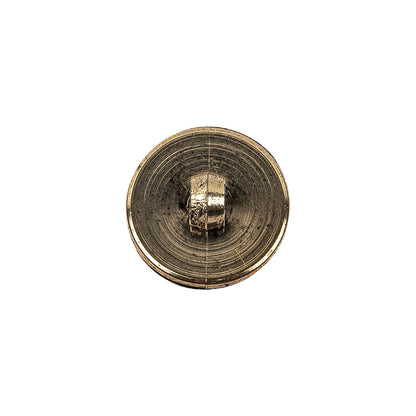 Italian Gold Plated Faux Chain Shank Back Button - 24L/15mm Detail