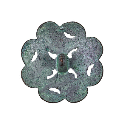 Italian Fairy Wing Floral Shank Back Button - 44L/28mm Detail