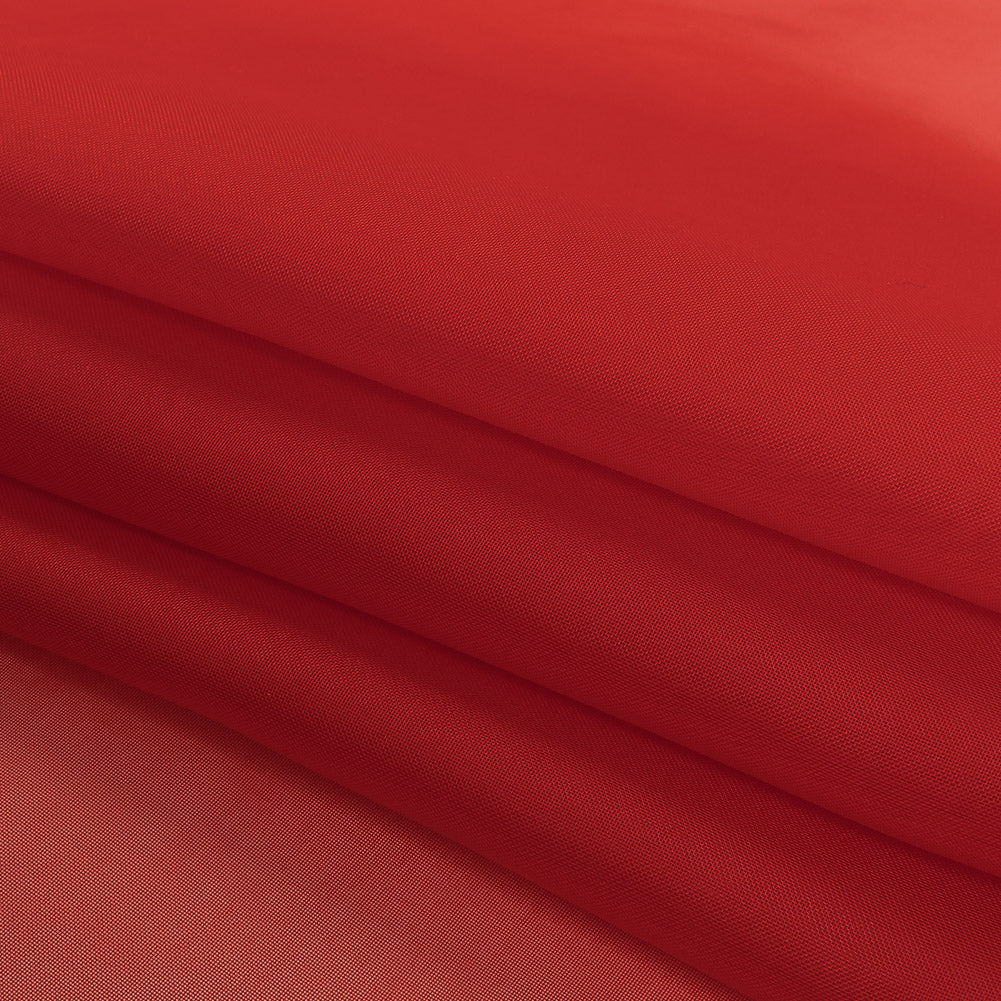 Polyester Voile Double Wide 118" - Valentine Red - Arcalod Collection - Folded