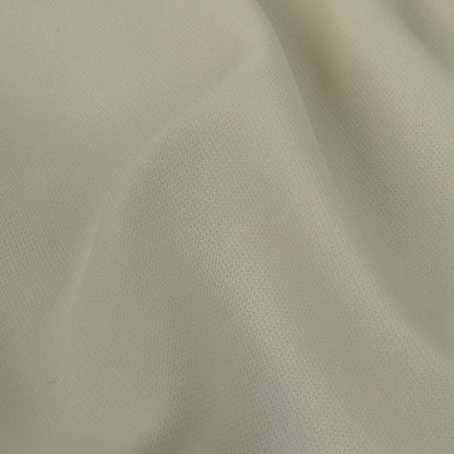 Cream Stretch Polyester Crepe Detail