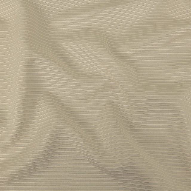 Beige Polyester Faille with Raised Ridges