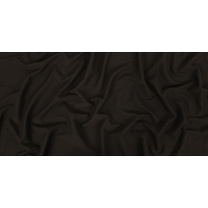 Black Stretch Polyester Twill Full