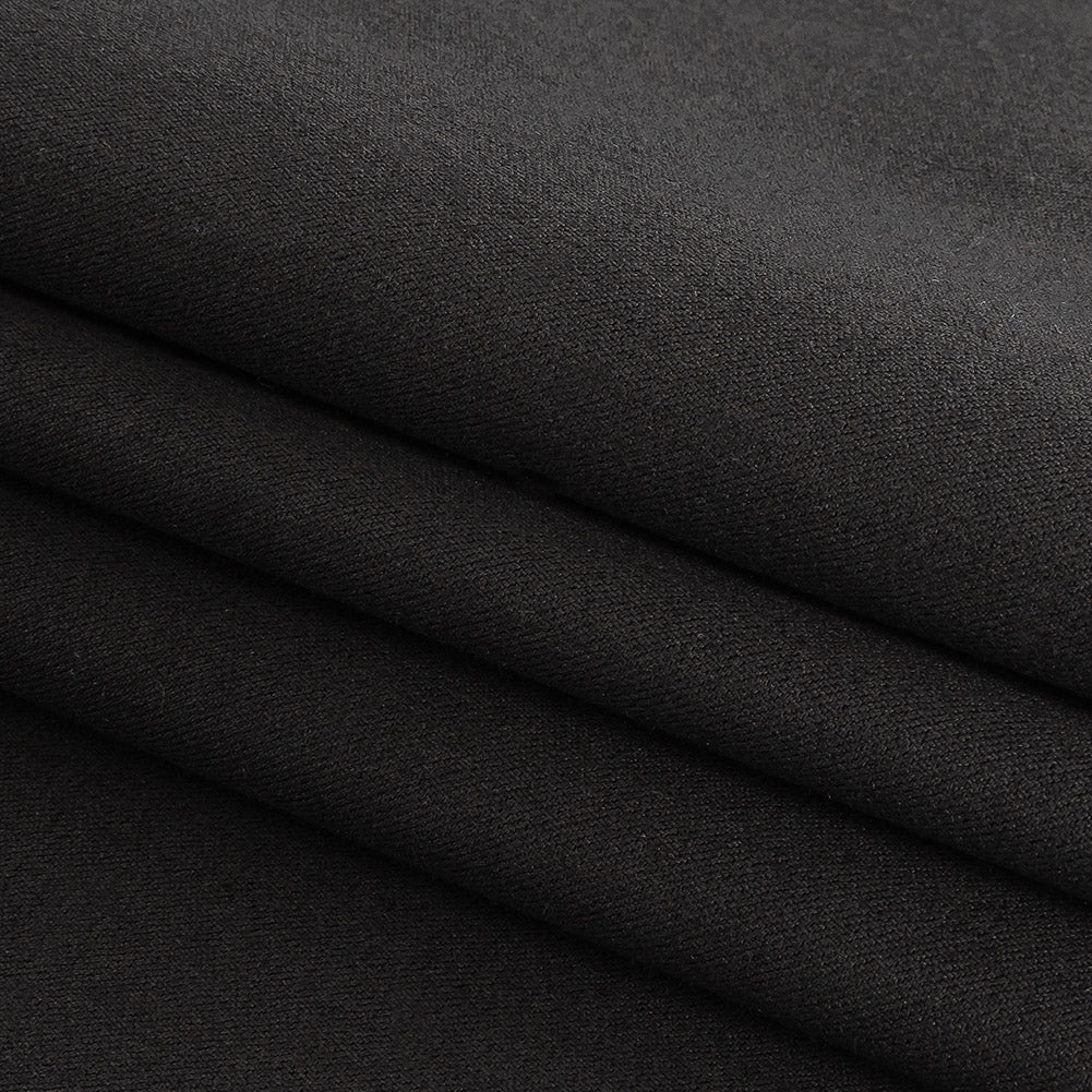 Theory Black Stretch Blended Cotton Twill Folded