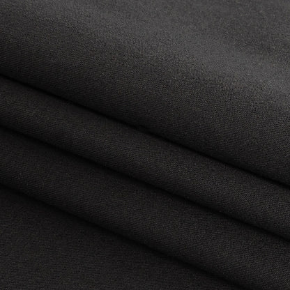 Theory Black Stretch Blended Cotton Twill Folded