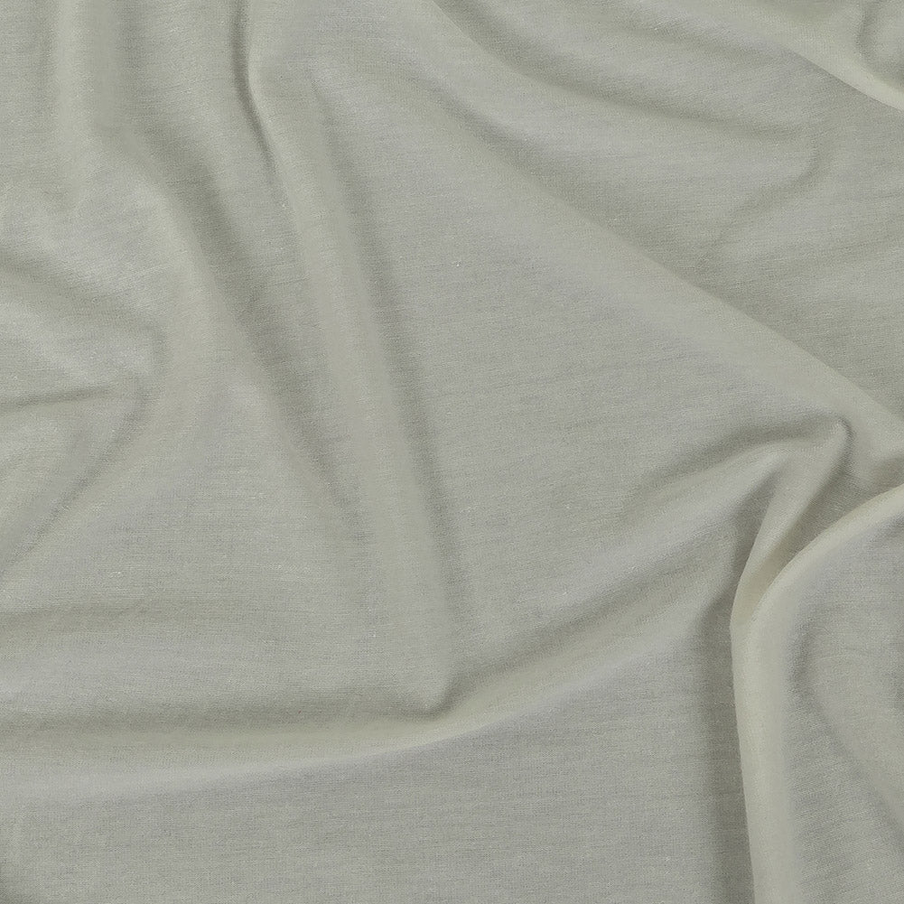 Off-White Stretch Rayon Jersey