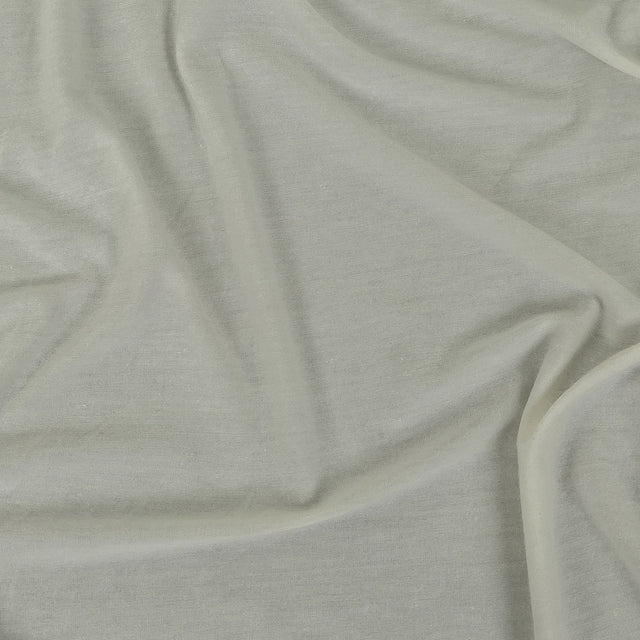 Off-White Stretch Rayon Jersey