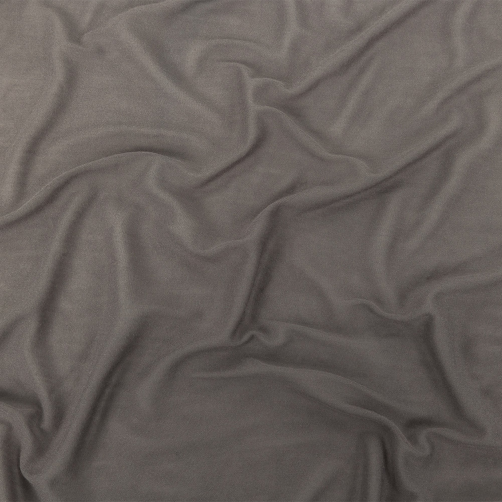 Gray Tissueweight Stretch Rayon Jersey