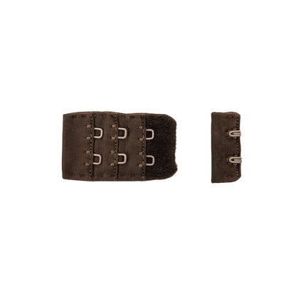 Slate Black Bra Hook and Eye Back Closure - 2 x 3 Detail
