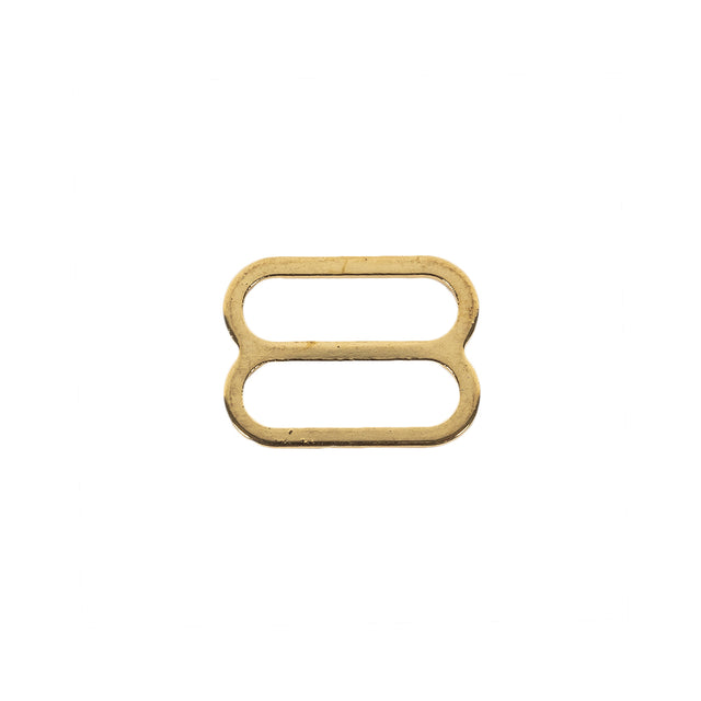 Gold Metal Slider for 3/8" Strap - Set of 4
