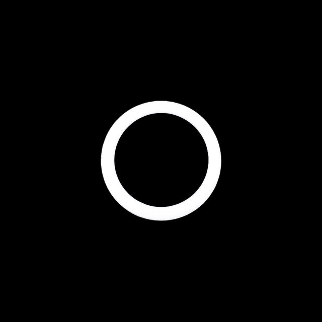 Optic White Plastic O-Ring for 3/8" Strap - Set of 4