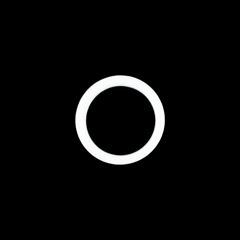 Off-White Plastic O-Ring for 3/8" Strap - Set of 4