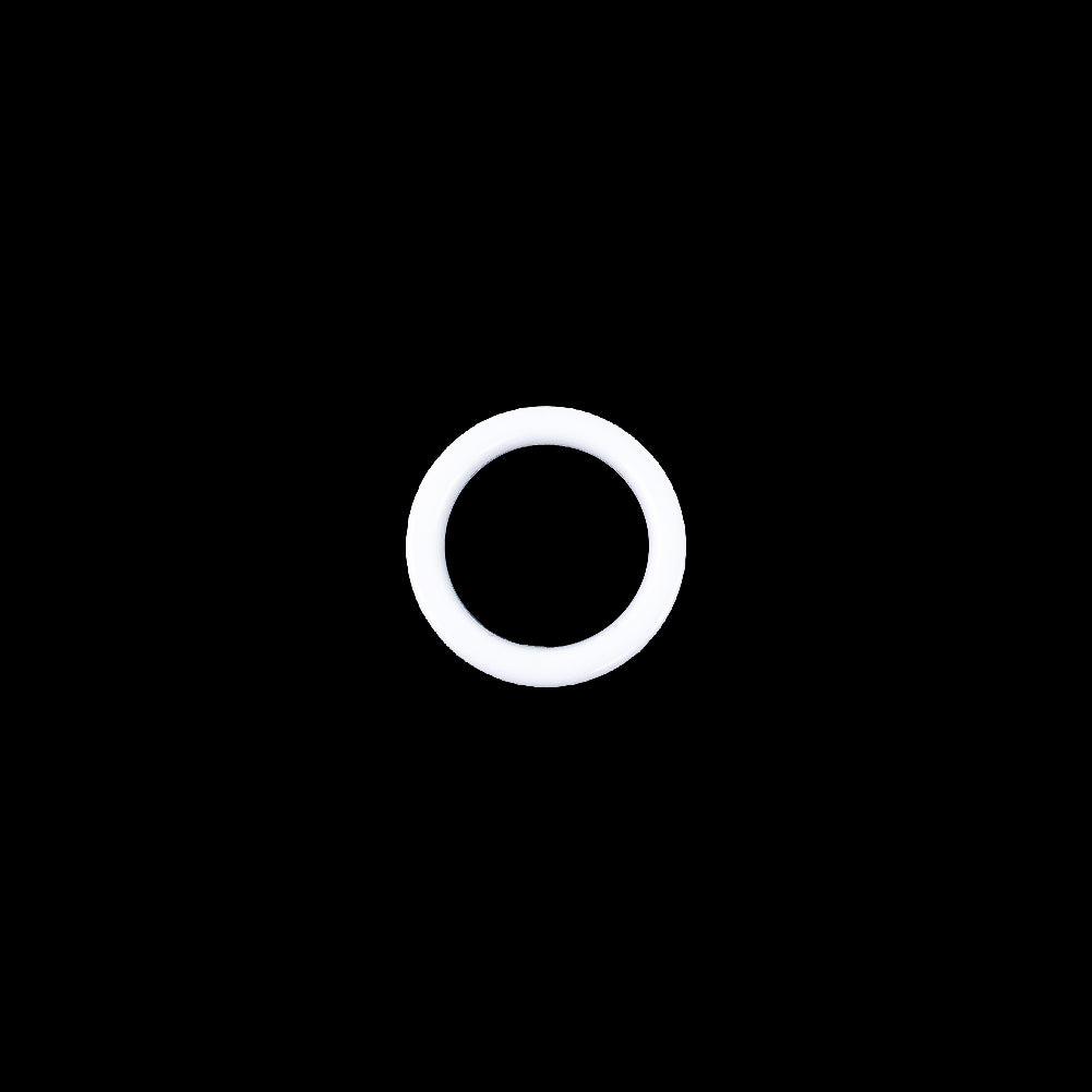 Optic White Plastic O-Ring for 1/4" Strap - Set of 4