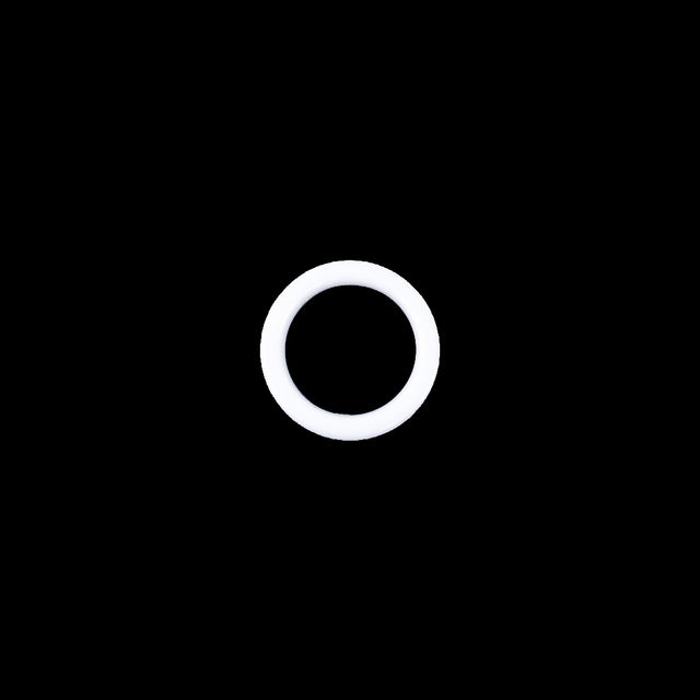 Optic White Plastic O-Ring for 1/4" Strap - Set of 4