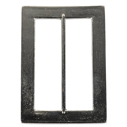 Nickel Hammered and Scored Textural Rectangular Slider - 65mm Detail