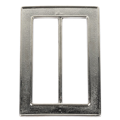 Nickel Hammered and Scored Textural Rectangular Slider - 65mm
