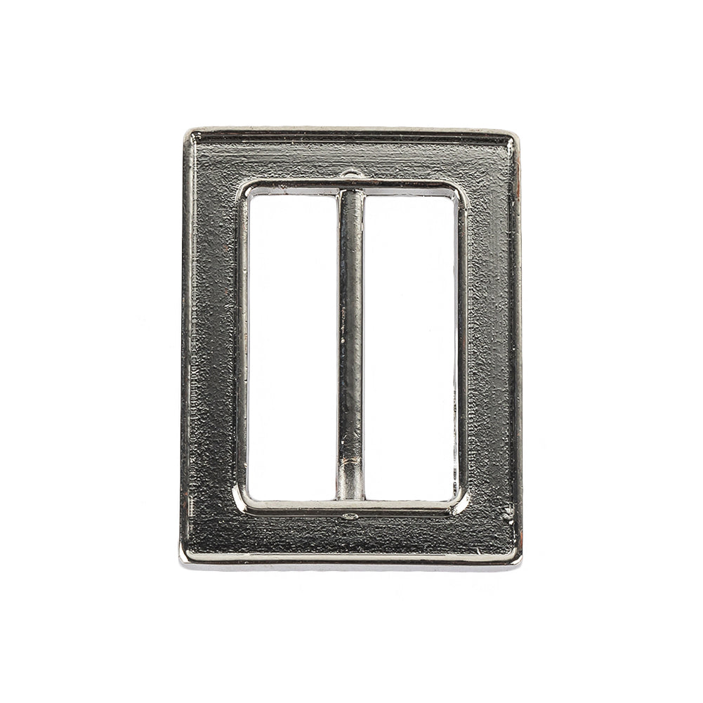 Nickel Hammered and Scored Textural Rectangular Slider - 36mm
