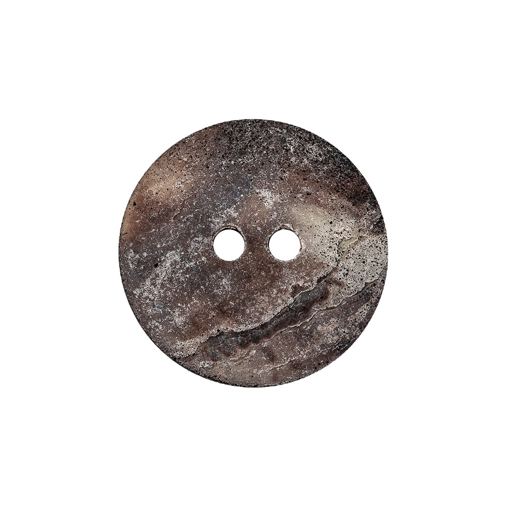 Oil Slick Iridescent 2-Hole Shell Button - 36L/23mm Detail