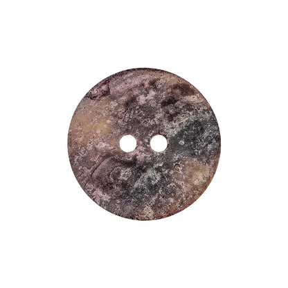 Wine Topaz Iridescent 2-Hole Shell Button - 36L/23mm Detail