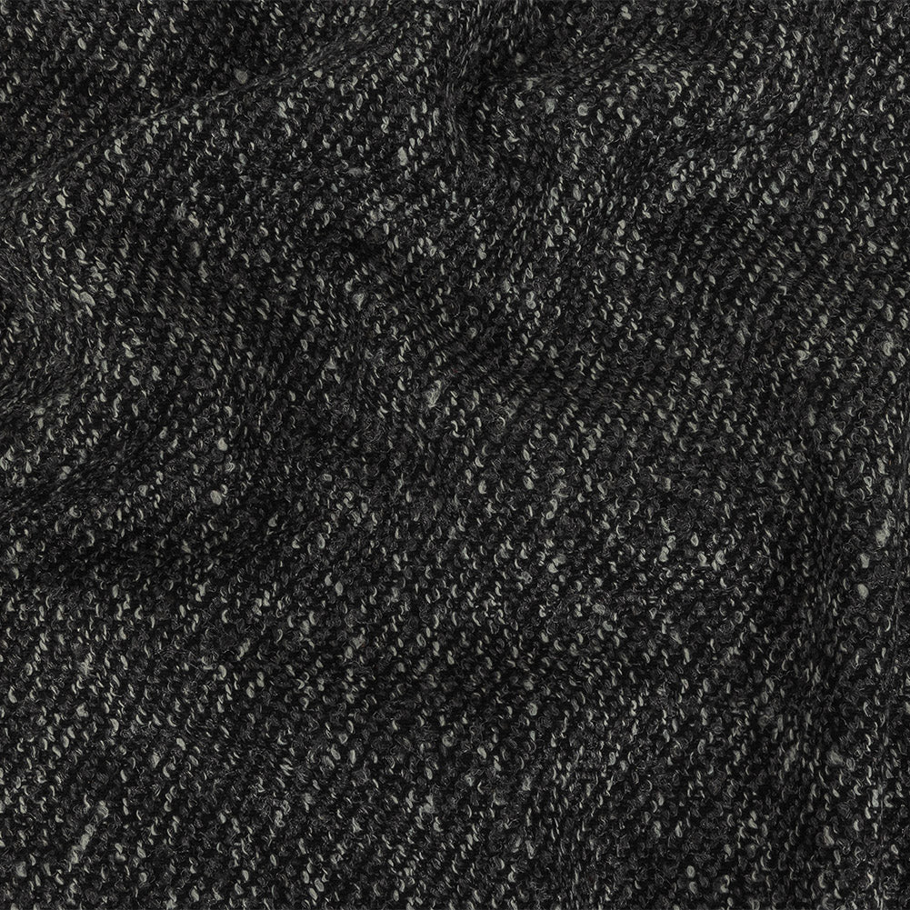 Black, Griffin and Lightest Sky Boucled Twill