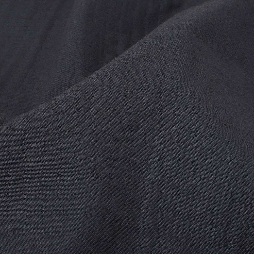 Navy Cotton Double Cloth with Striped Faux Quilting Full