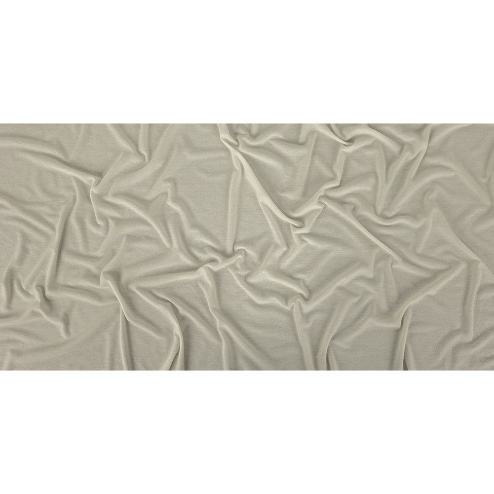 Cannoli Cream Rayon Stretch Knit Crepe Folded