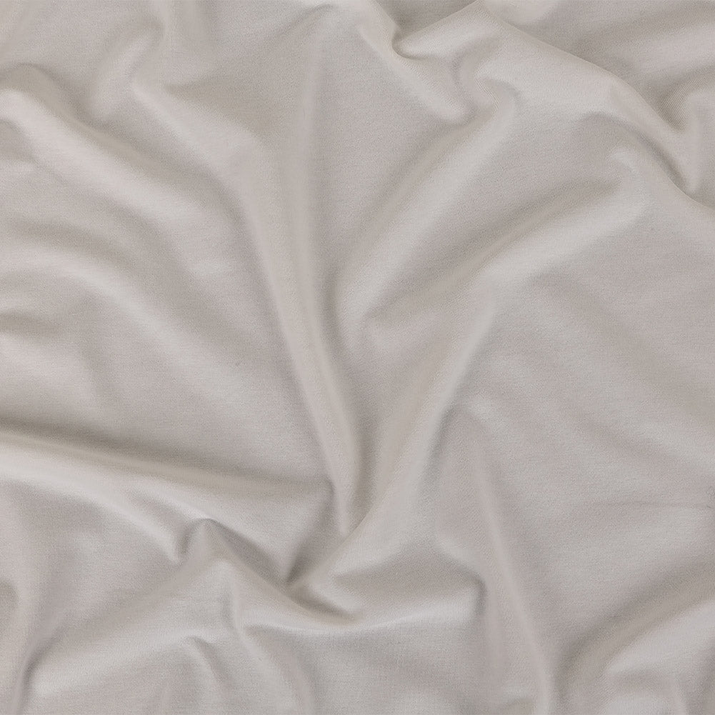 Cream Stretch Rayon Jersey