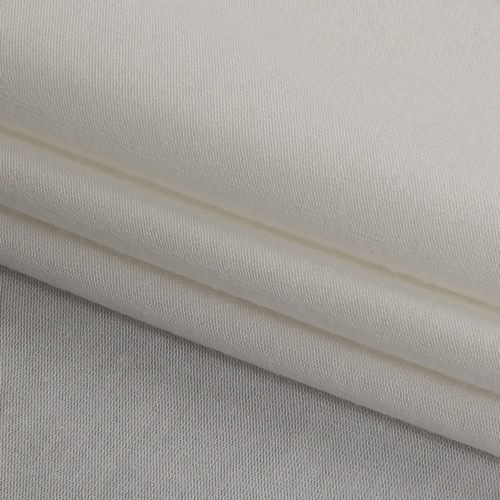Cream Super Soft Lightweight Stretch Rayon Jersey Folded