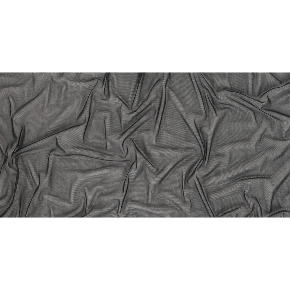 Black Polyester Stretch Mesh Full